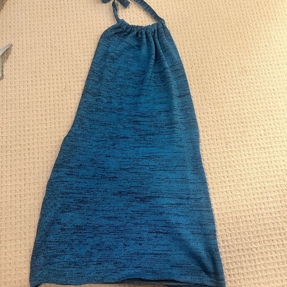 Halter backless dress